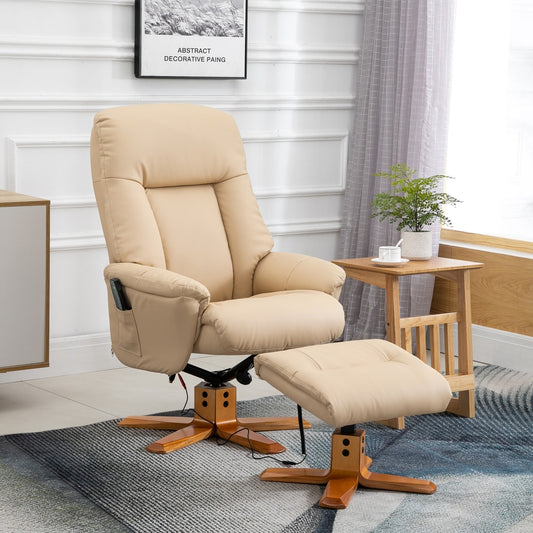 HOMCOM 10-Point Massage Sofa in Beige