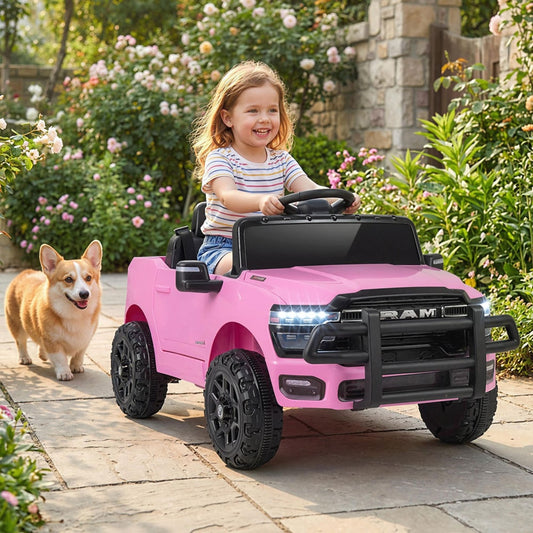 12V Kids Ride On Car in Pink