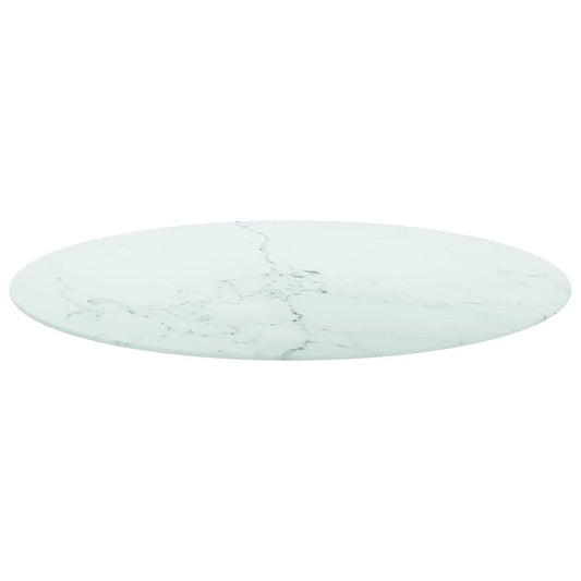 The round table top shown from a low angle to highlight the smooth surface