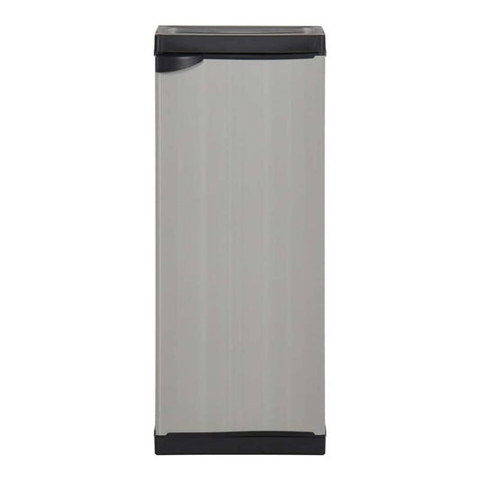 The storage cabinet shown from the front with the door closed