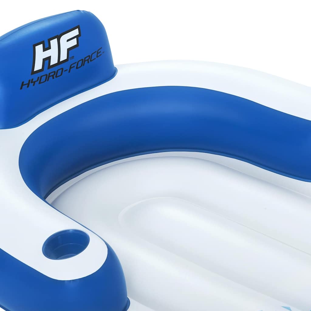 Bestway Floating Lounger | Blue and white | Vinyl | 183 x 97 x 53.5 cm 6
