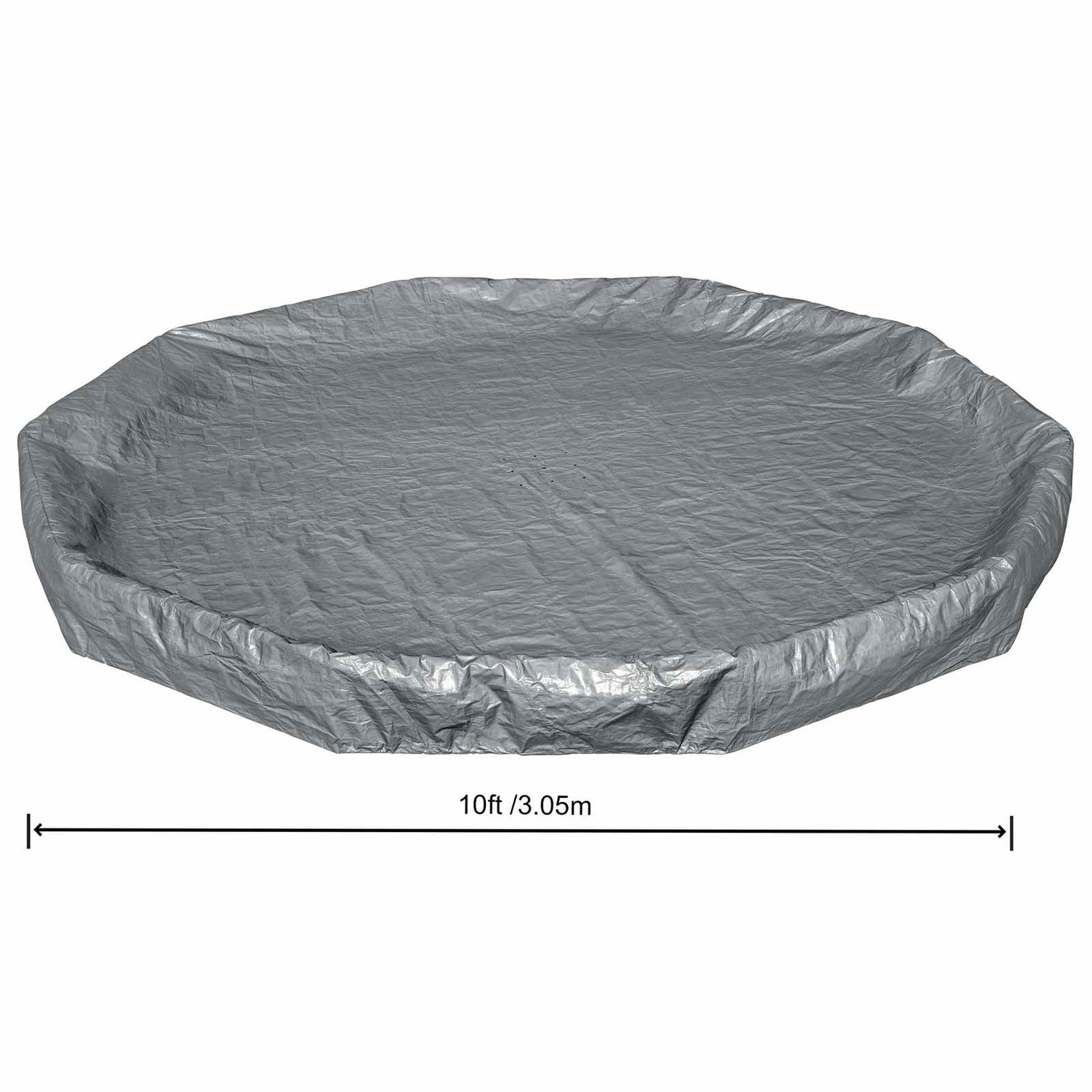 Bestway Pool Cover Ø3.05 m Round Polyester Grey 6