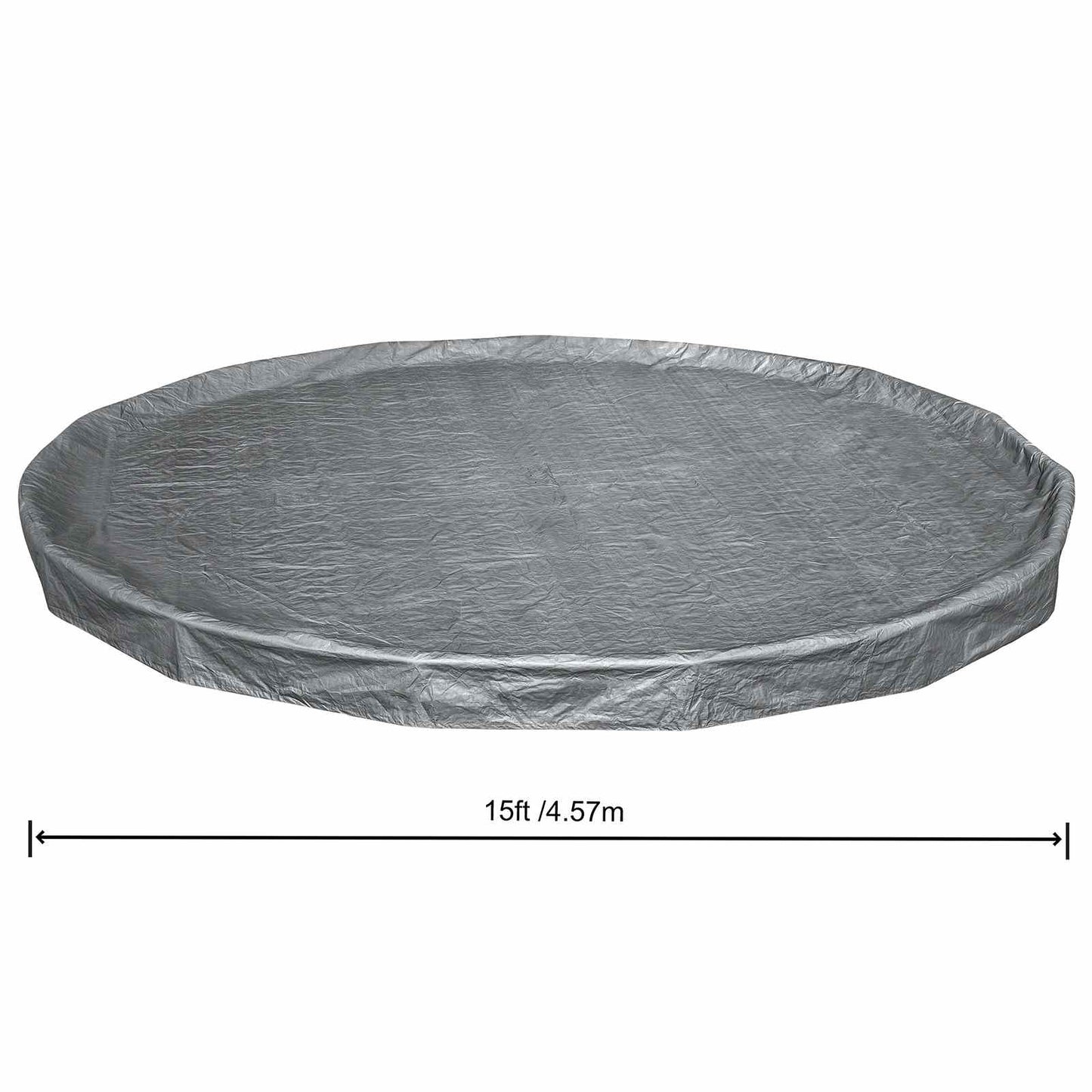 Bestway Pool Cover Ø4.57 m Round Polyester Grey 6