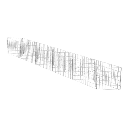 Gabion Basket Galvanised Steel 50 cm