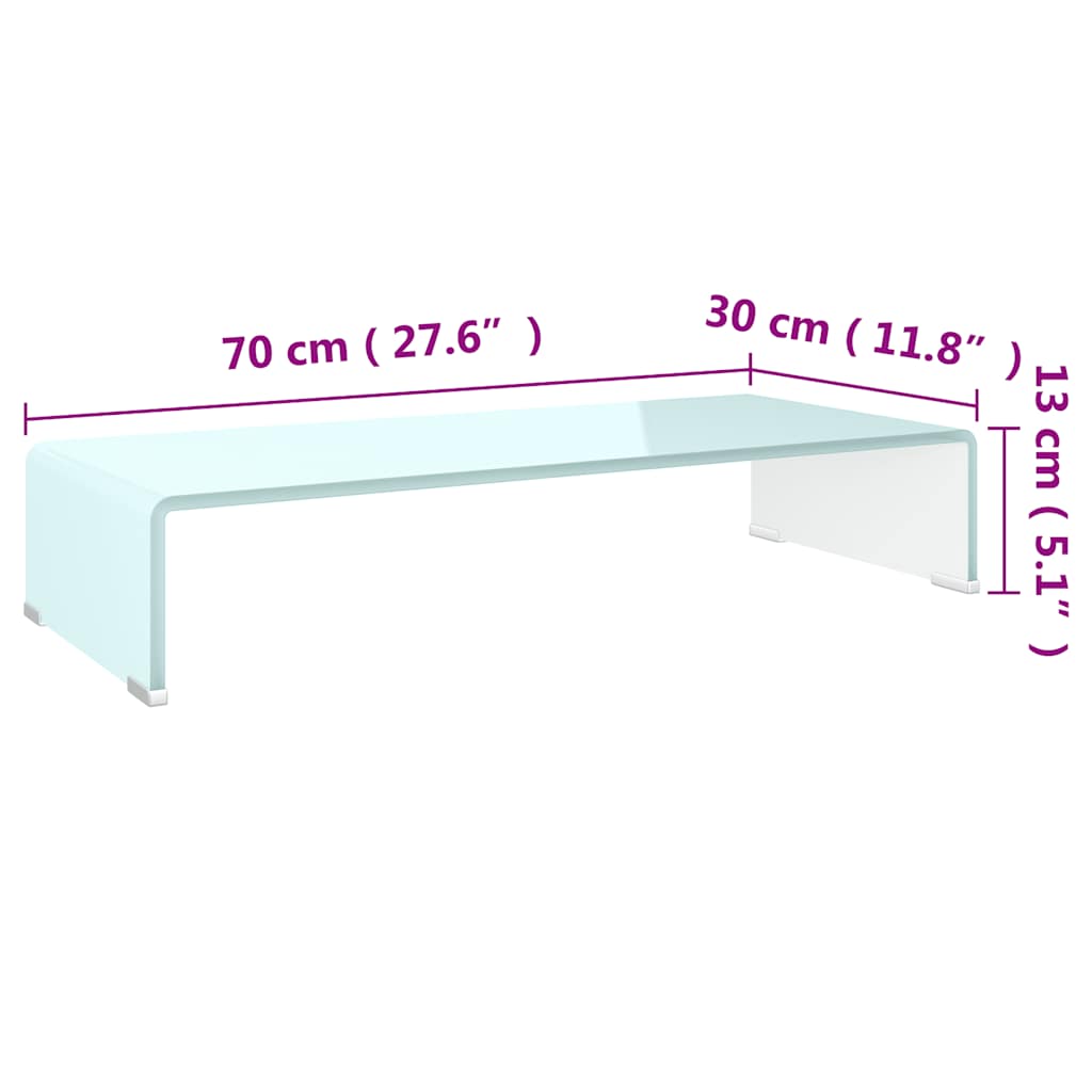 vidaXL Tv Stand | Green | Glass | Medium | Durable | Tv Stand | Rectangular 6