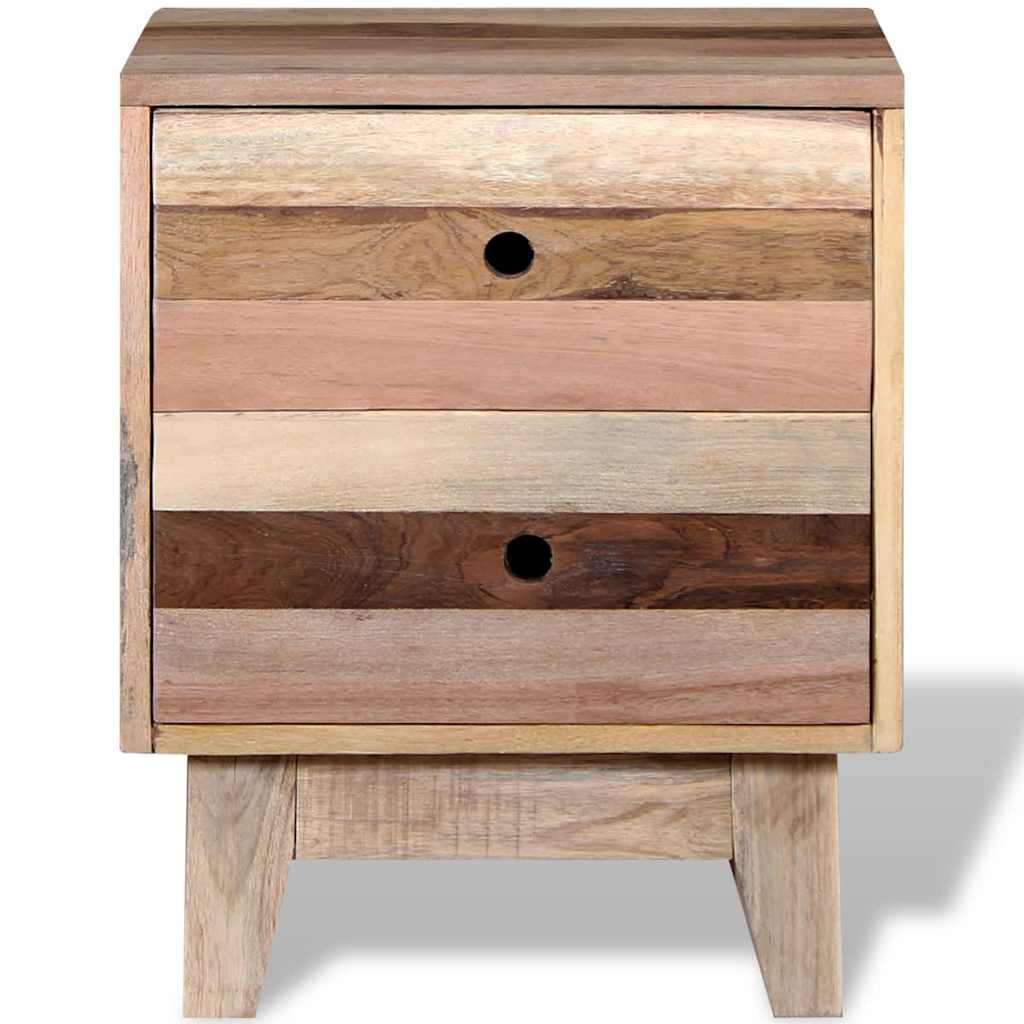 244234 vidaXL Bedside Cabinet Solid Reclaimed Wood 6