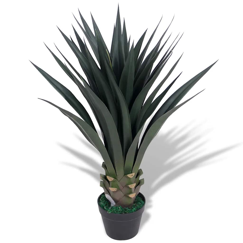 Artificial Taro Plant with Pot 45 cm Green Yucca/85 cm