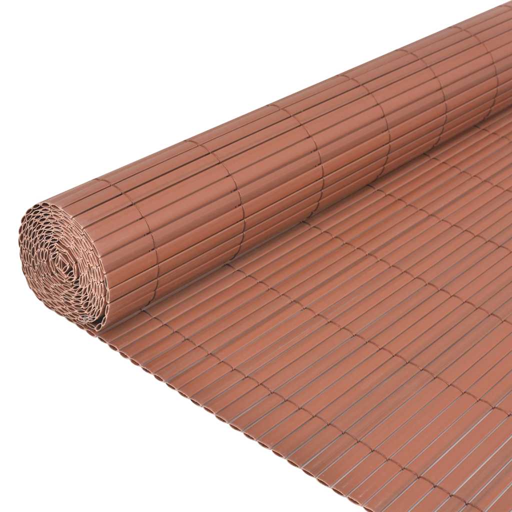 vidaXL Garden Fence Brown 150 x 300 cm PVC 5