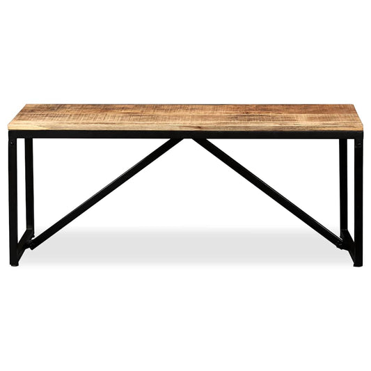 Bench Solid Mango Wood Brown