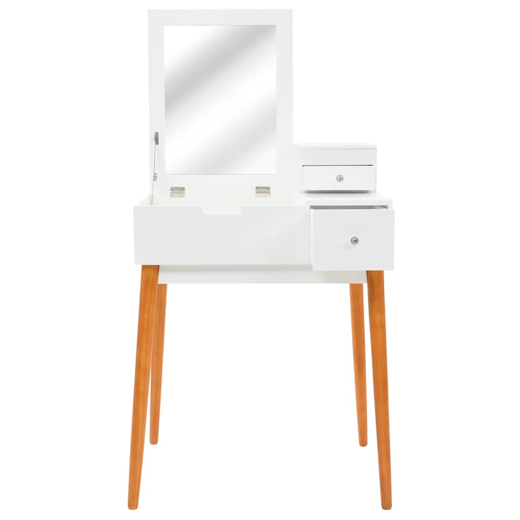 245752 vidaXL Dressing Table with Mirror MDF 60x50x86 cm 6