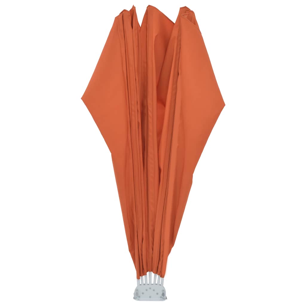 vidaXL Collapsible Terrace Side Awning Terracotta 200 cm 6