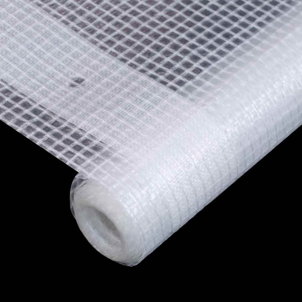 45562 vidaXL Leno Tarpaulin 260 g/m² 4x5 m White 6