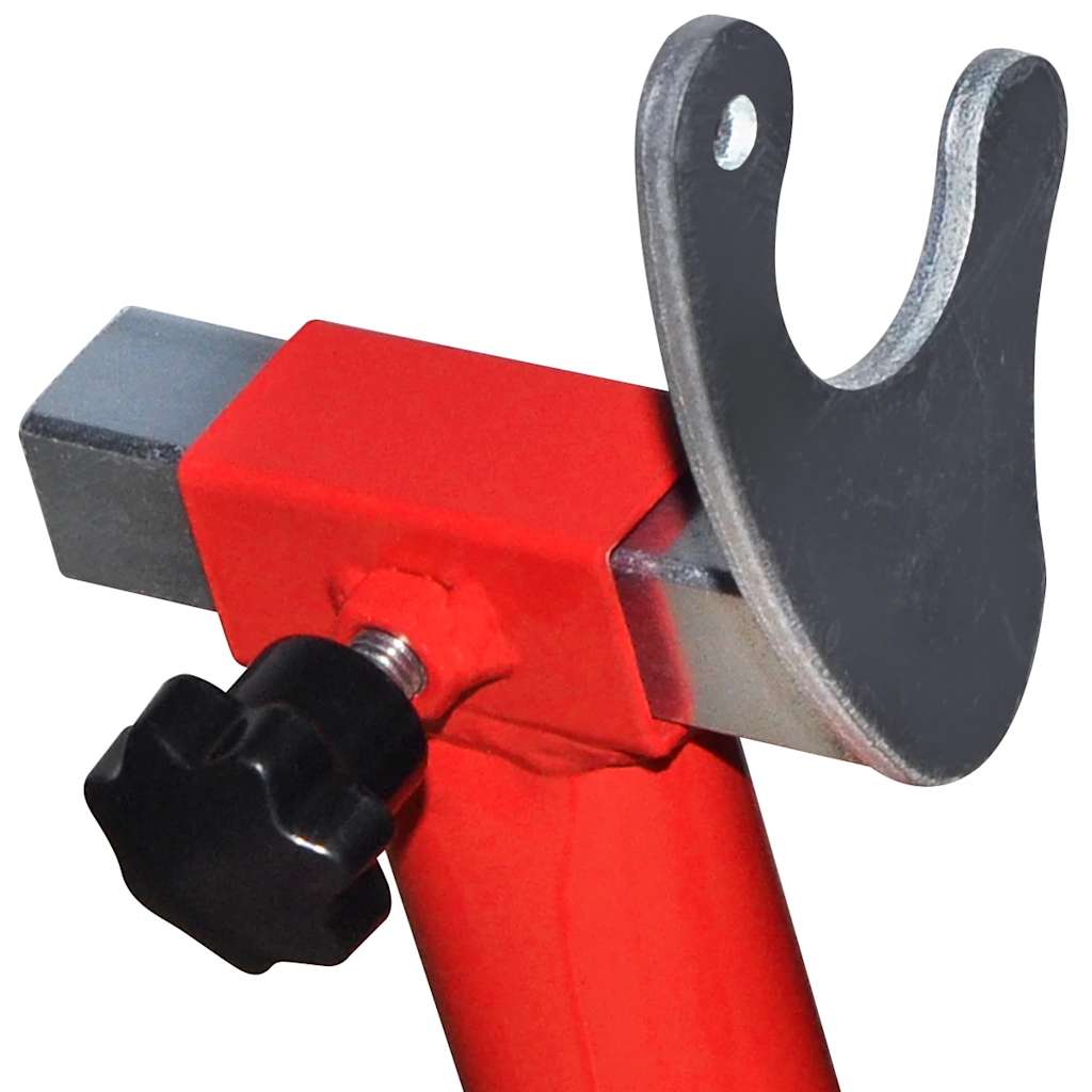 vidaXL Motorcycle Rear Stand Red 5