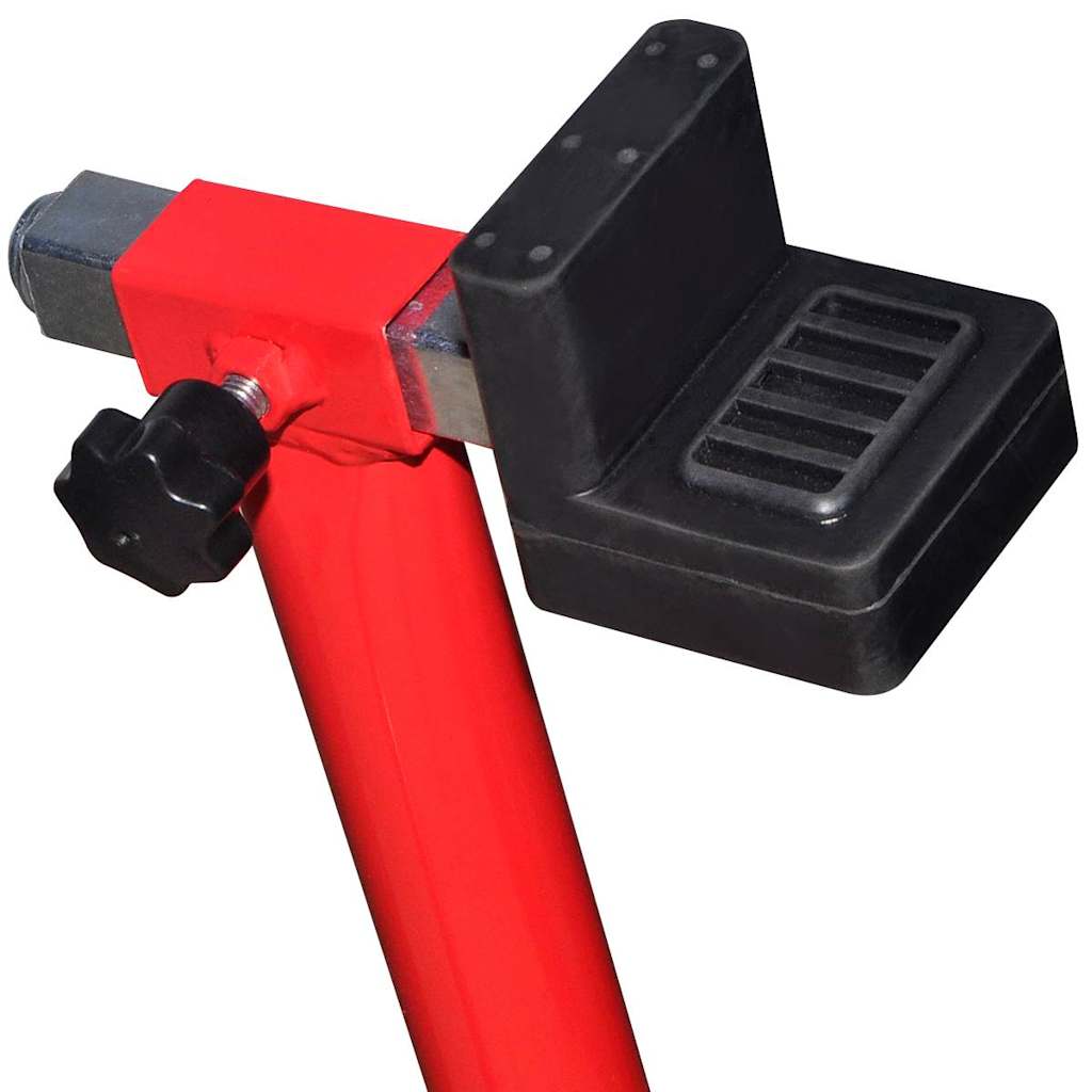 vidaXL Motorcycle Rear Paddock Stand Red 5