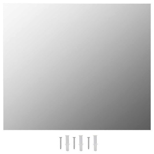 vidaXL Wall Mirror | Transparent | Glass, EVA | 80x60cm | Wall Mirror 2