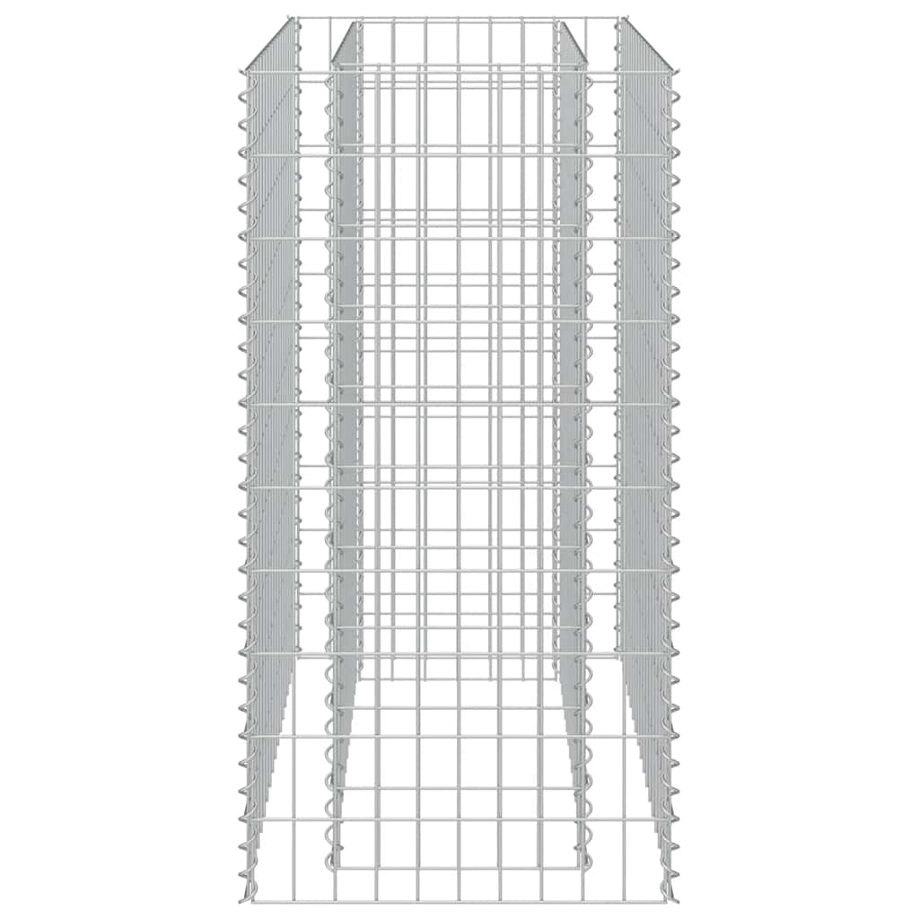 vidaXL Gabion Raised Bed | Silver | Galvanised Steel | 90x50x100 cm 6