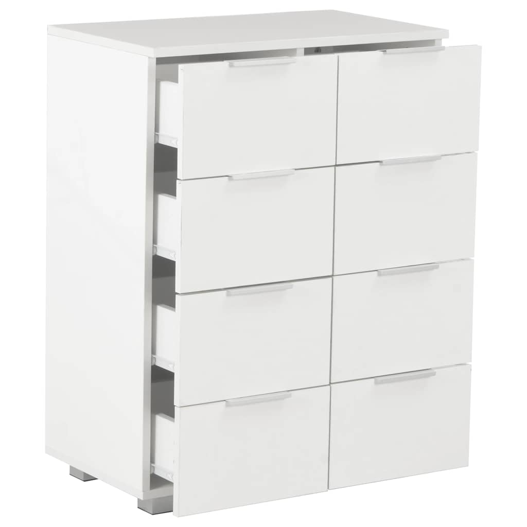 vidaXL Sideboard | High Gloss White | Engineered wood with high gloss finish 6