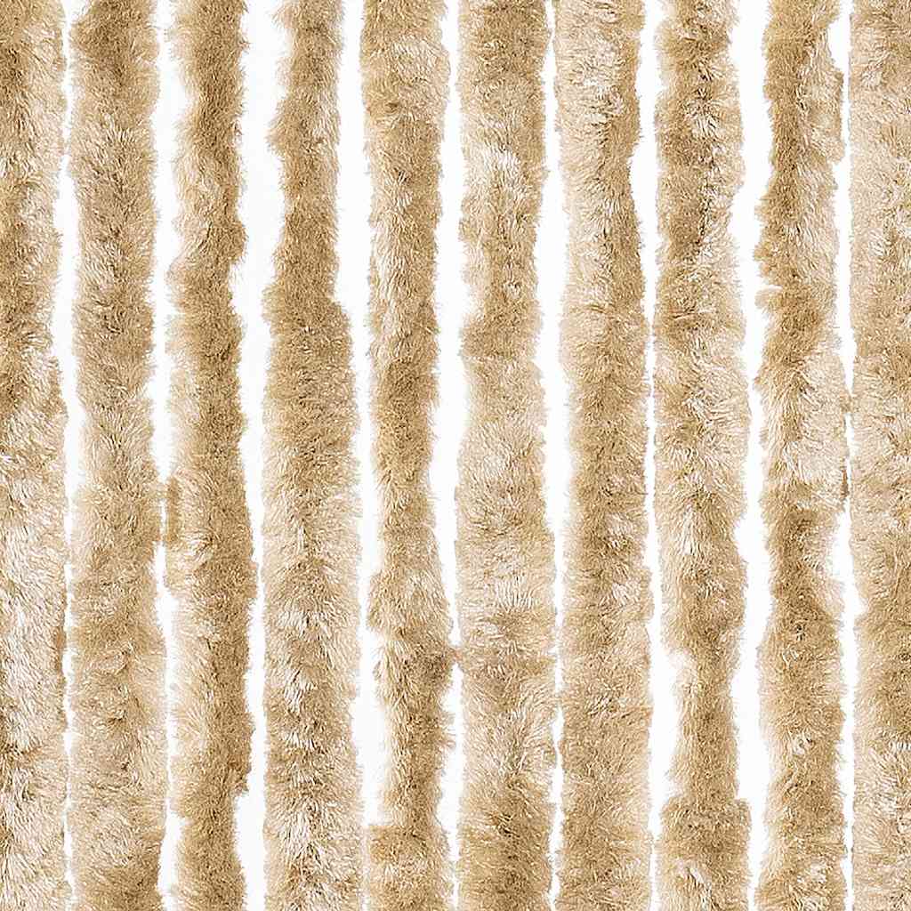 vidaXL Insect Curtain Beige 100x220 cm Chenille 6