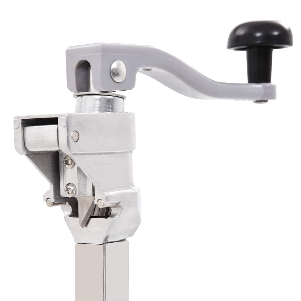 vidaXL Canned Food Can Opener Silver 70cm Aluminum and Stainless Steel 6