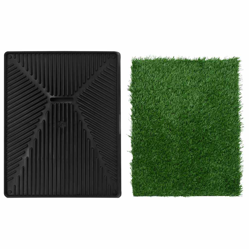 vidaXL Pet Toilet | Green and Black 6