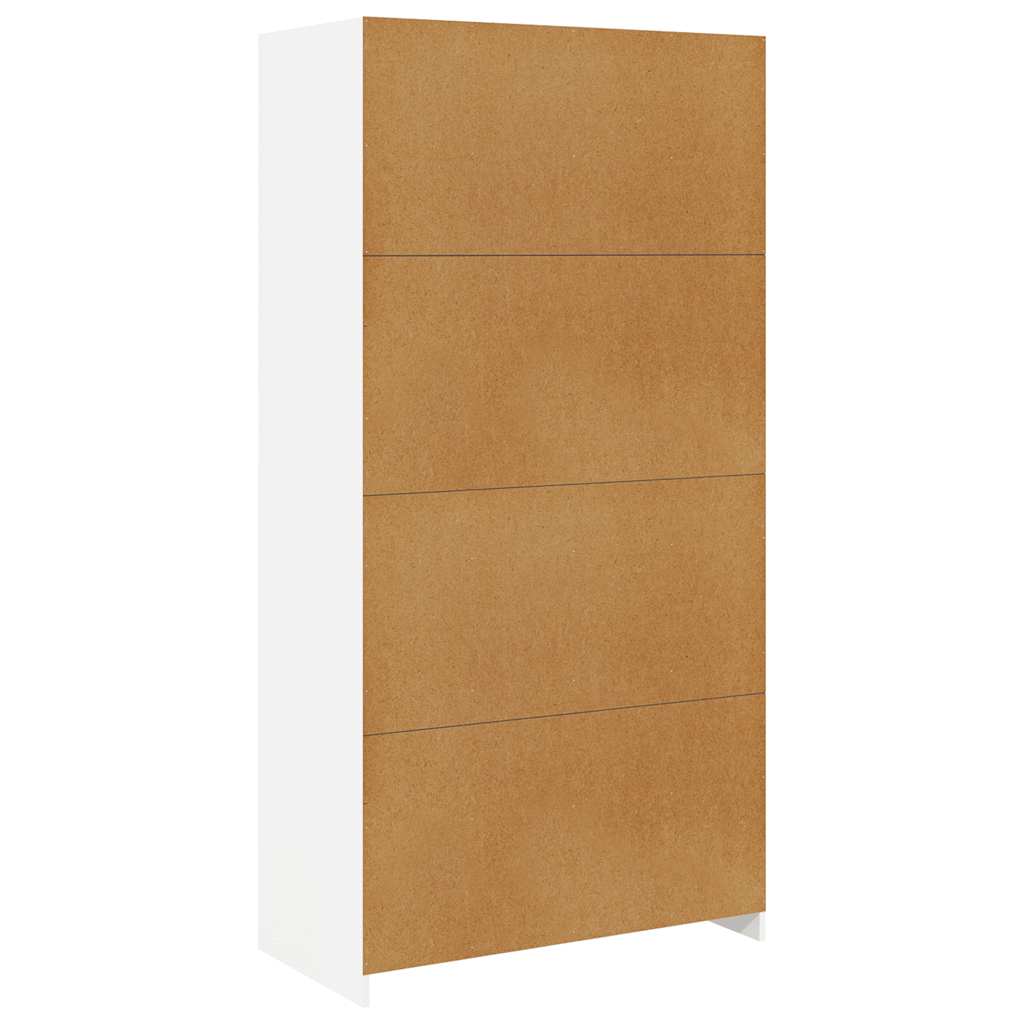 vidaXL Wardrobe | White | Engineered Wood | Compact | Wardrobe | Rectangular 6