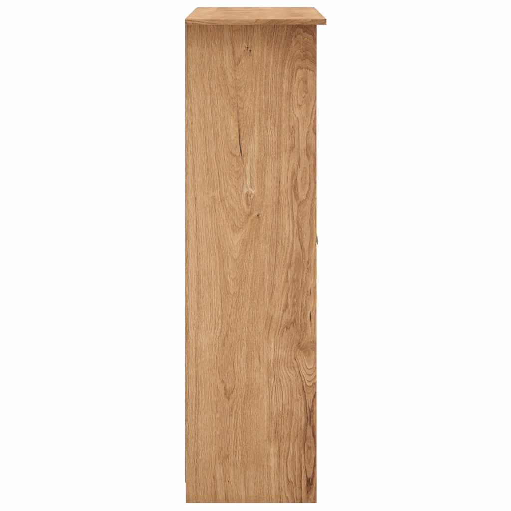 vidaXL Wardrobe | Natural wood colour | Solid pine wood | Large | Wardrobe 6