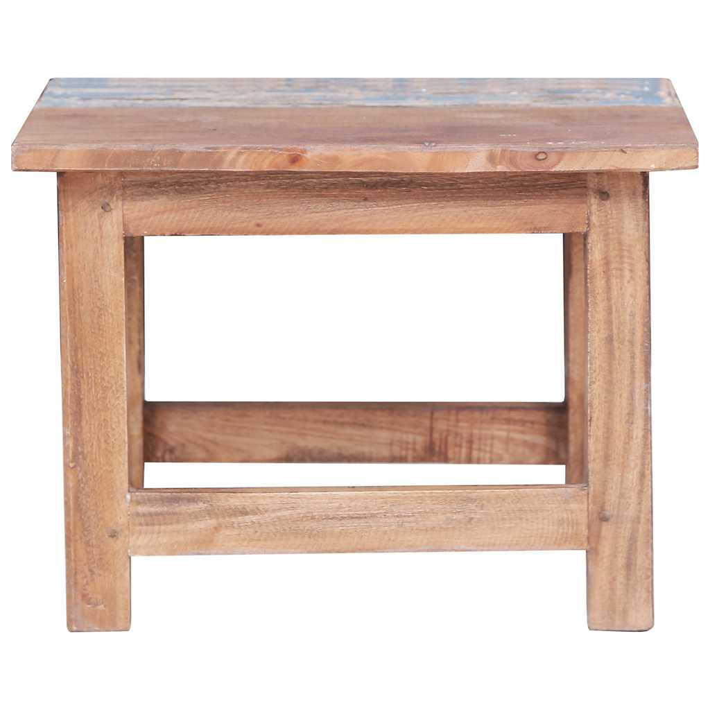 vidaXL Nesting Table | Set of 2 | Brown | Solid Mahogany Wood | Small, Large 6