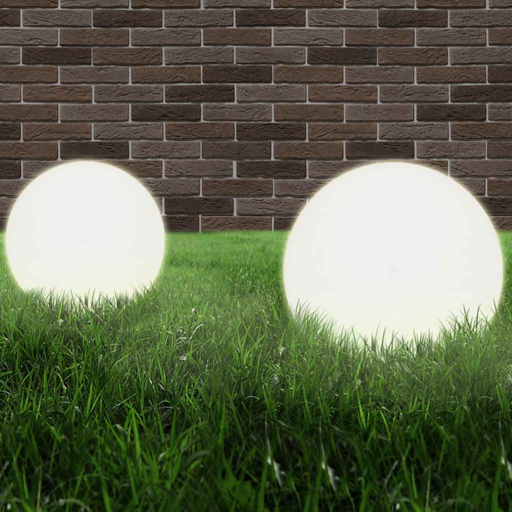 vidaXL LED Bowl Lamps Spherical PMMA