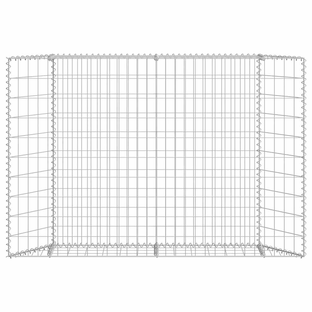 vidaXL Gabion Raised Bed | Silver | Galvanised steel | 150 x 20 x 100 cm 6