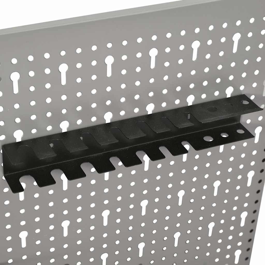 145352 vidaXL Wall-mounted Peg Boards 4 pcs 40x58 cm Steel 6