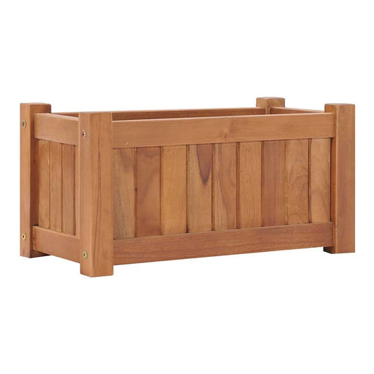 Raised Bed Solid Teak Wood 50 cm 25 cm 25 cm
