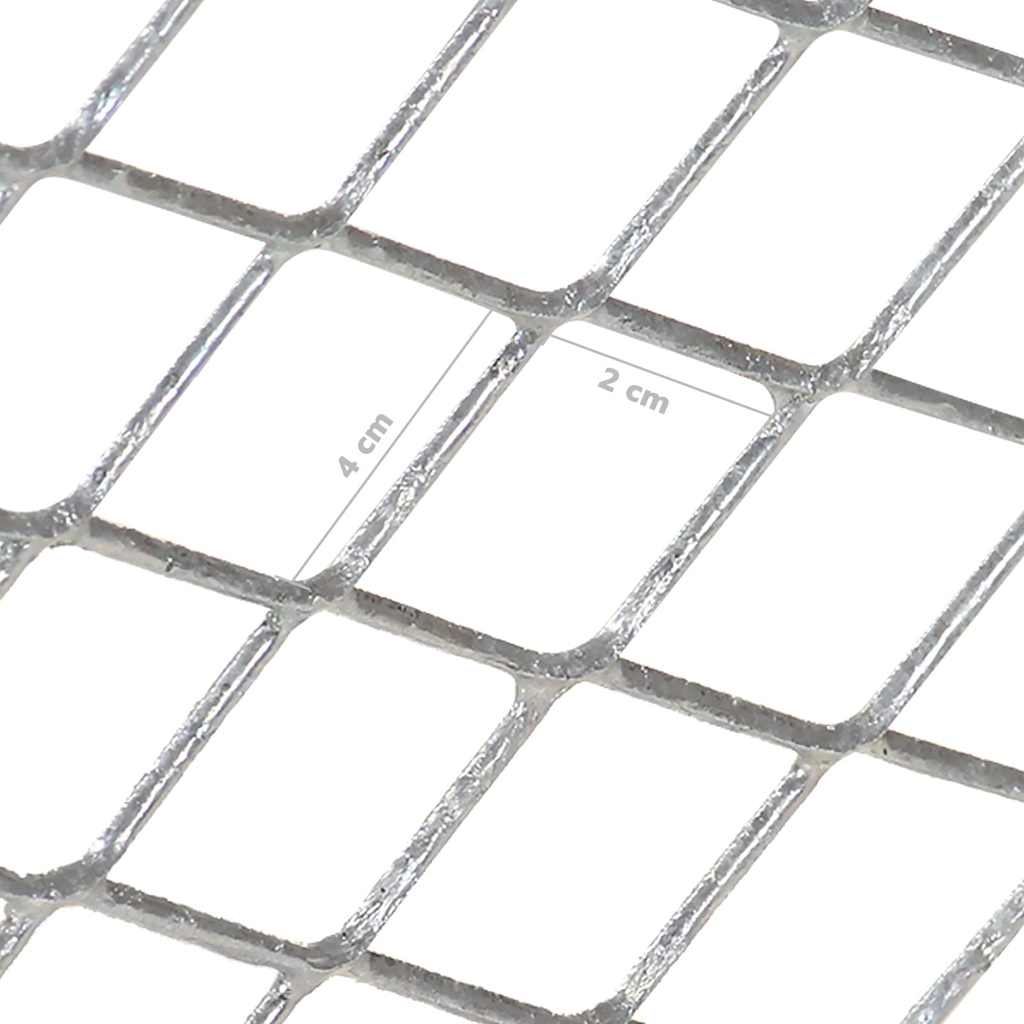 146152 vidaXL Garden Sieve Galvanised Steel 6