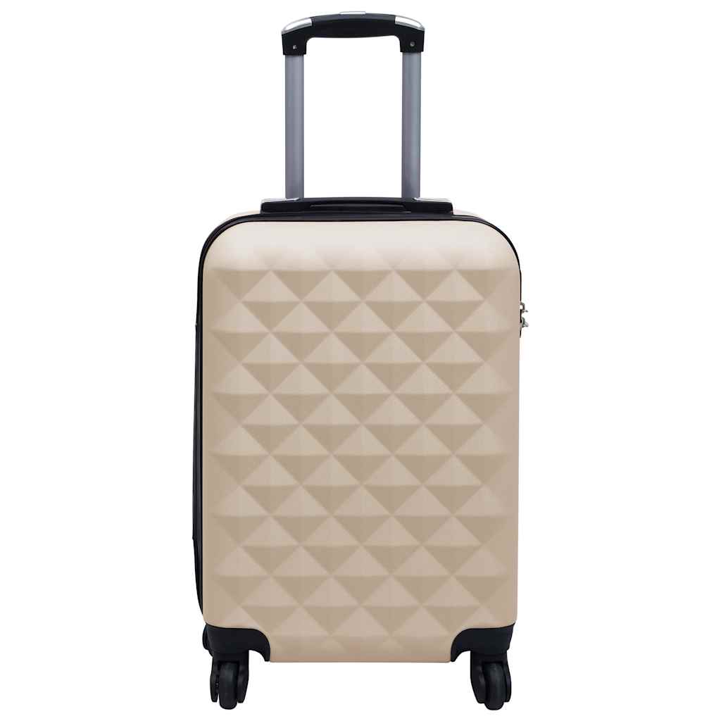 vidaXL Hardcase Trolley Set 2 pcs Gold ABS 6