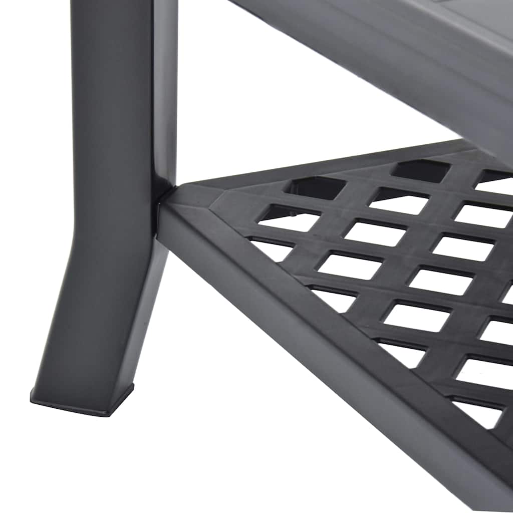 vidaXL Coffee Table | Anthracite | Plastic | 90x60x46 cm | Durable 6