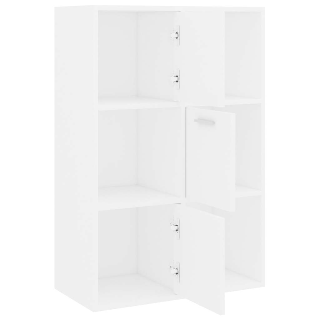 vidaXL Storage Cabinet White 60x29.5x90 cm Engineered Wood 6