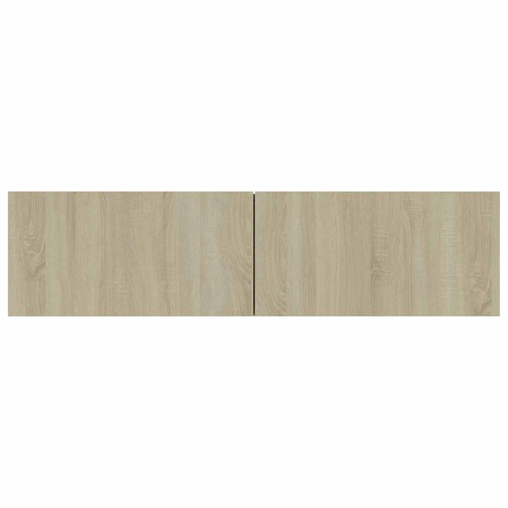 vidaXL TV Cabinet Sonoma Oak 120x30x30 cm Engineered Wood 6