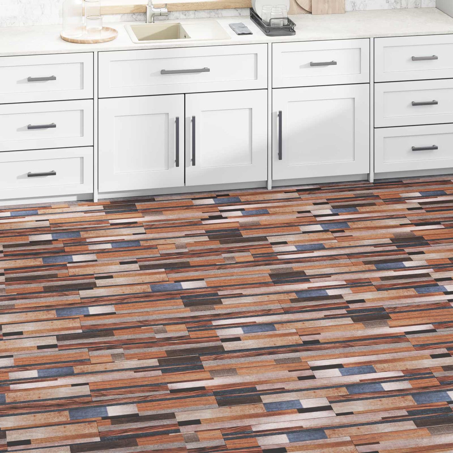 vidaXL Flooring Planks Multicolour 5.02 m² 36 pcs PVC 1