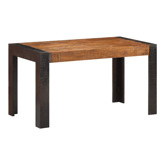 Dining Table Solid Mango Wood Dark brown 140 cm 70 cm