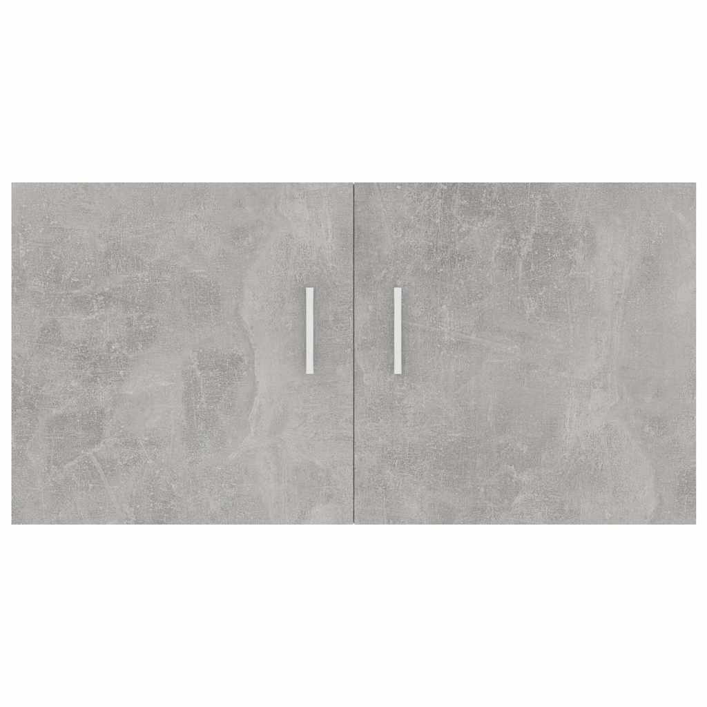 vidaXL Wall Mounted Cabinet | Concrete Grey | Engineered wood 6