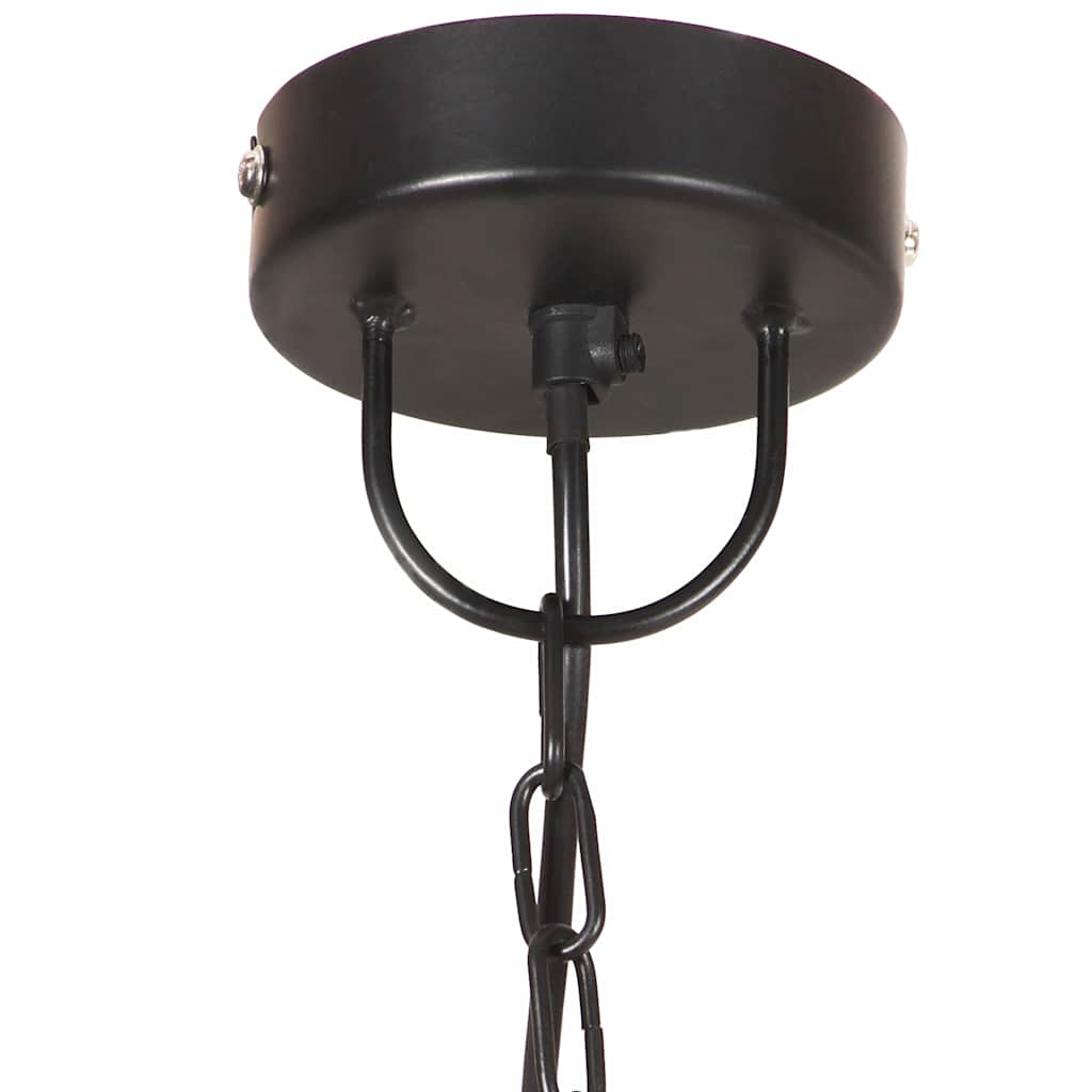 vidaXL Hanging Lamp | Black | Iron with black coating | 42 cm diameter 6