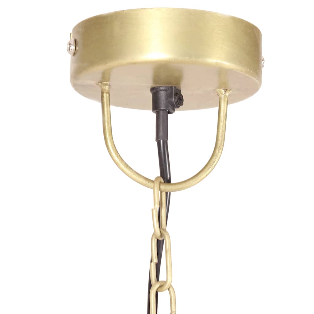 vidaXL Hanging Lamp 25 W Brass Round 48 cm E27 6