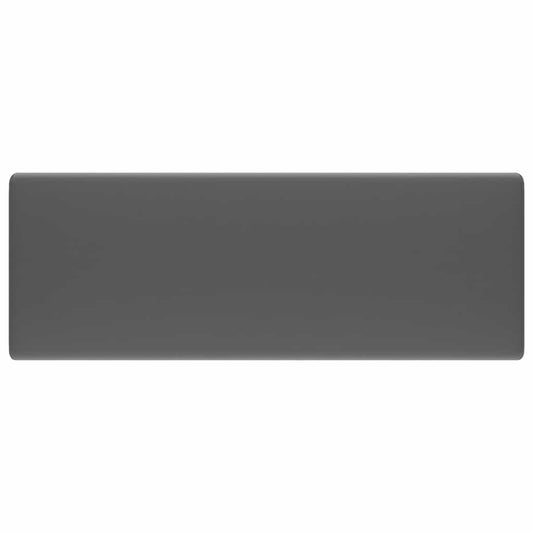 146950 vidaXL Luxury Basin Overflow Square Matt Dark Grey 41x41 cm Ceramic 2