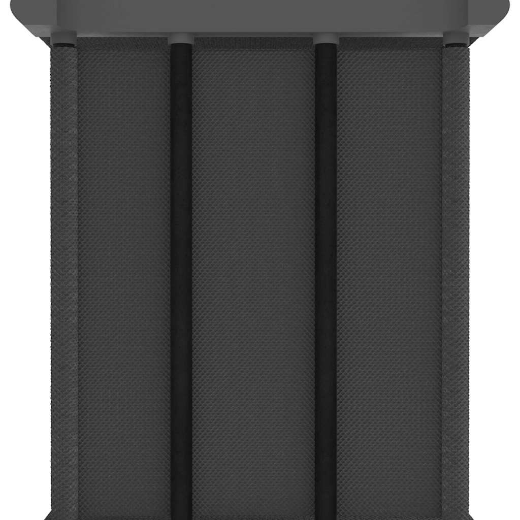 322613 vidaXL 9-Cube Display Shelf with Boxes Grey 103x30x107,5 cm Fabric 6
