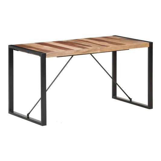 Dining Table Solid Wood 140 cm 70 cm