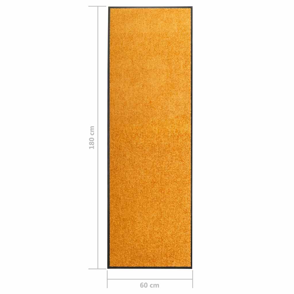 vidaXL Door Mat | Orange | Polyamide, PVC | 60x180 cm | Non-slip | Door Mat 6