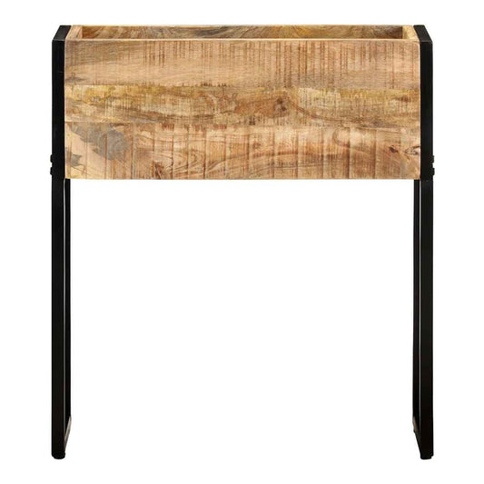 Planter Rough mango wood