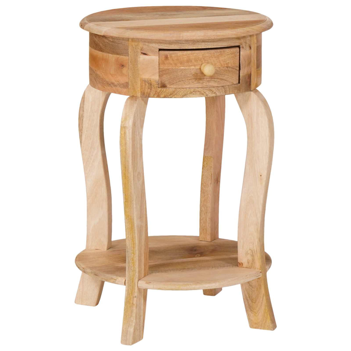 321789 vidaXL Side Table 37x37x61 cm Solid Mango Wood 4