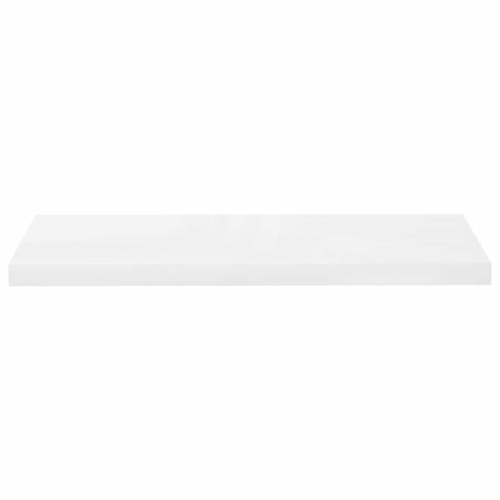 vidaXL Wall Shelf | Set of 4 | High gloss white | Honeycomb MDF, metal | Medium 6
