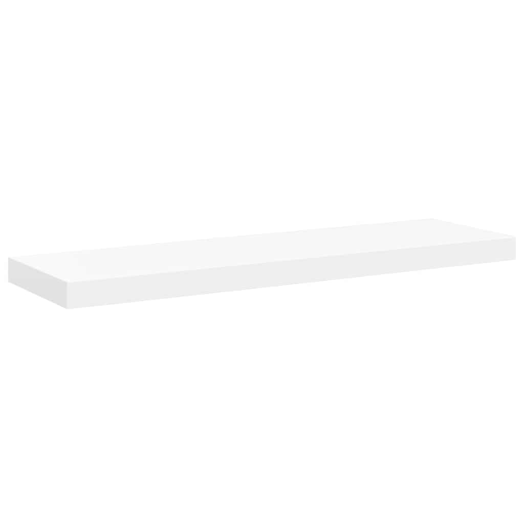 vidaXL Wall Shelf | Set of 4 | White | Honeycomb MDF, Metal | 80x23.5x3.8 cm 6