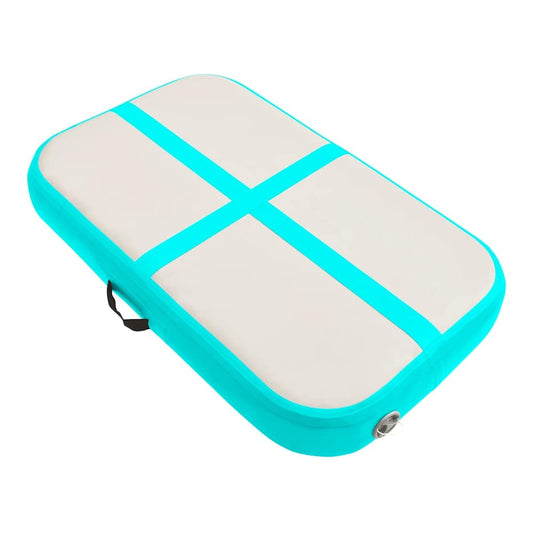 Inflatable Gymnastics Mat with Pump PVC Green